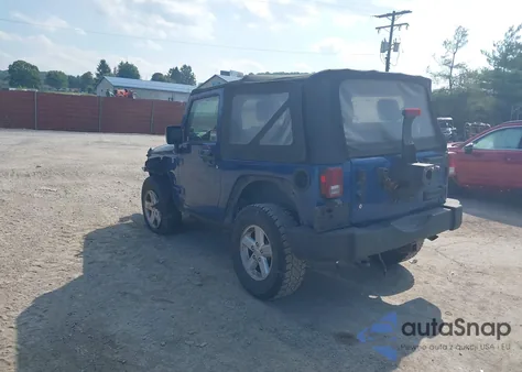 2009 Jeep Wrangler X из США, поврежденный, VIN 1J4FA24109L727084